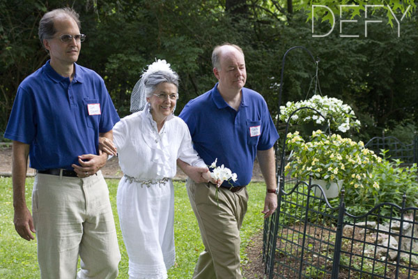 walking up the aisle