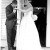 Bride and groom on either side of the door before the ceremony