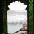 View of Lake Palace from City Palace Udaipur,India